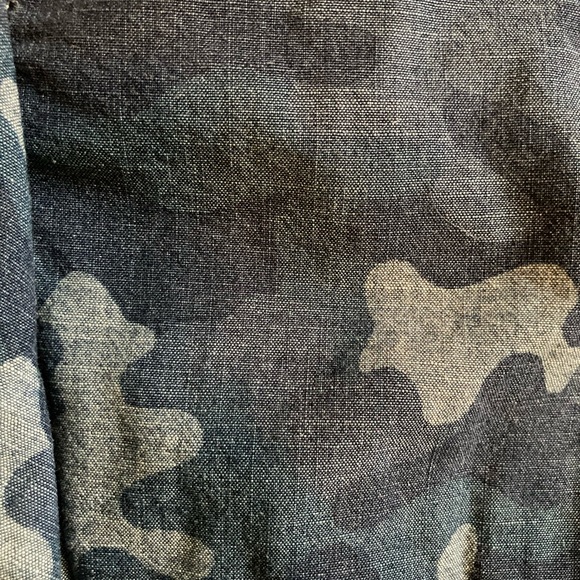 Kids Lands End Camouflage Button Down - Picture 2 of 3